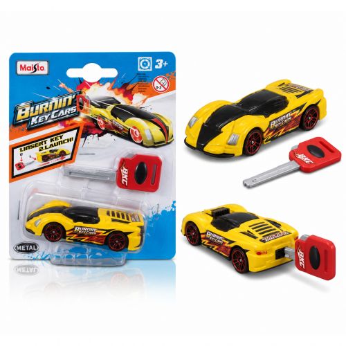 Машинка игрушечная, инерционная Burninʼ Key Cars Ass в ассорт.  мініатюра фото 1