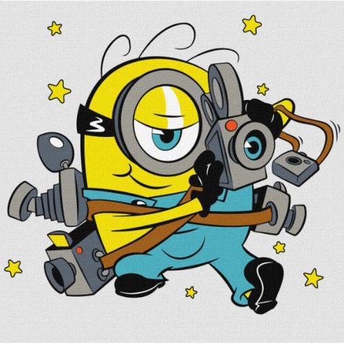 Картина по номерах для дітей UN "Minions: Режисер у справі" 25х25см  мініатюра фото 1
