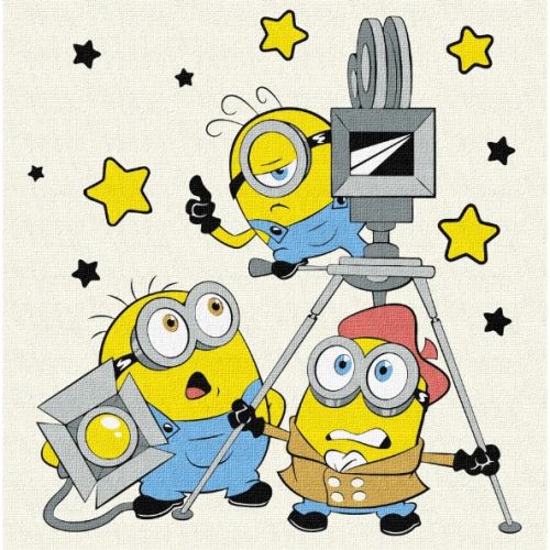 Картина по номерах для дітей UN "Minions: Зйомки фільму" 25х25см  мініатюра фото 1