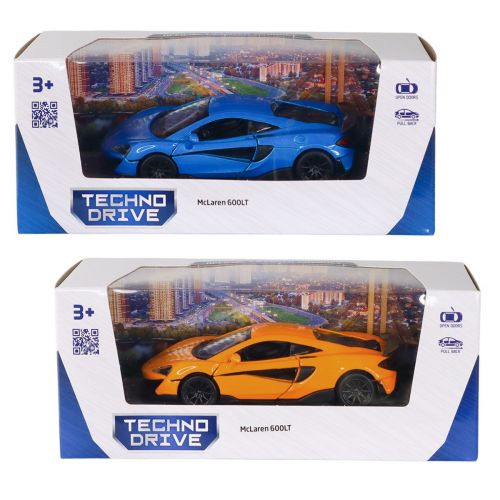 Автомодель – McLaren 600LT (синій, помаранчевий)  мініатюра фото 1