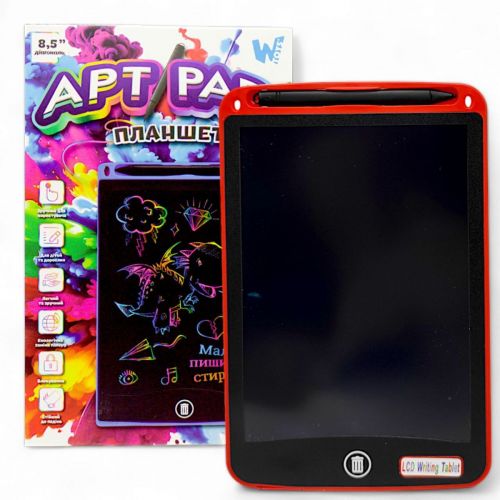 Уцінка. Планшет для малювання "LCD Tablet" (8,5"), червоний - ПОШКОДЖЕНА УПАКОВКА фото