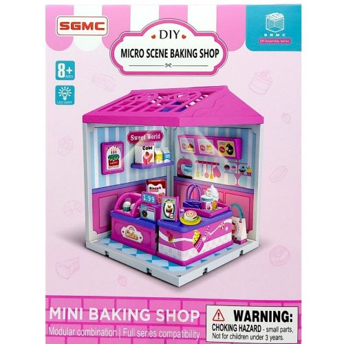 Набір для творчості (Рум Бокс Room box) короб.  14,5х4,2х19 см (РОЖЕВИЙ)  мініатюра фото 1
