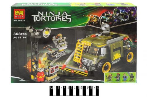"Brick" "NINAN TURTL" (коробка) 368дет. 10276 р. 41х28х6,5см / 24 / картинка "Brick" "NINAN TURTL" (коробка) 368дет. 10276 р. 41х28х6,5см / 24 / фото