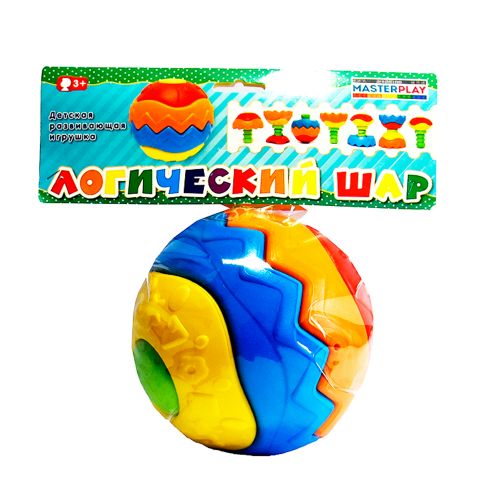 Детская развивающая игрушка "Логический шар" фото
