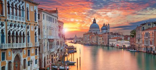 Пазли "Захід у Венеції", 500 елементів фото