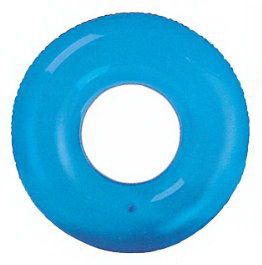 Надувной круг, 76 см (голубой) фото