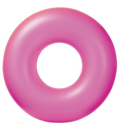 Надувний круг "Неон" (рожевий) фото