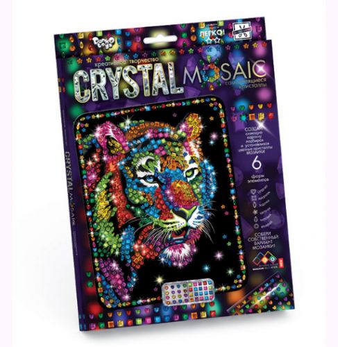 Набор для креативного творчества "CRYSTAL MOSAIC", "Тигр" фото