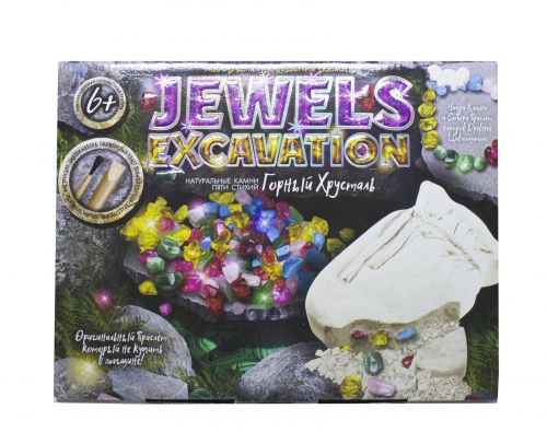 Набор для проведения раскопок "JEWELS EXCAVATION", "Натуральные камни" фото