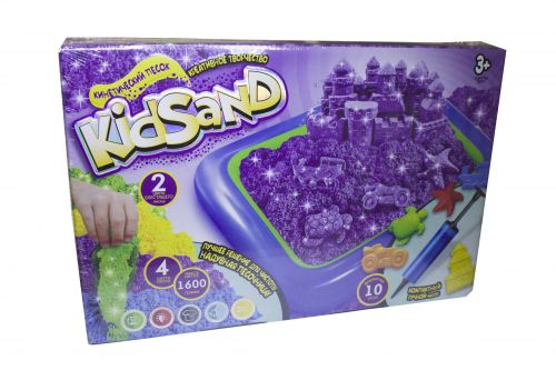 Кінетичний пісок "KidSand" + пісочниця (рус) фото