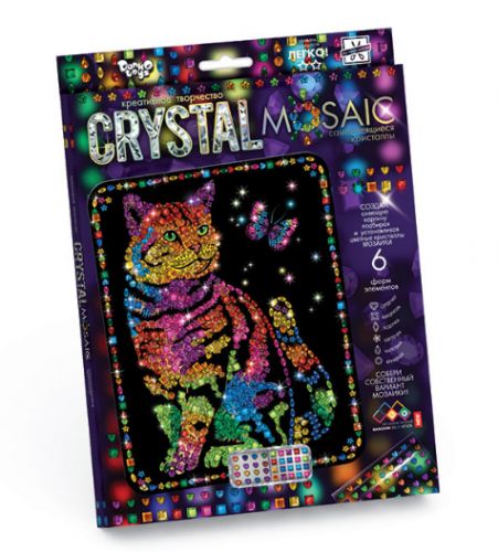 Набор для креативного творчества "CRYSTAL MOSAIC", "Кот" фото