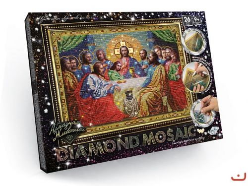 Алмазна живопис "DIAMOND MOSAIC", "Таємна вечеря" фото