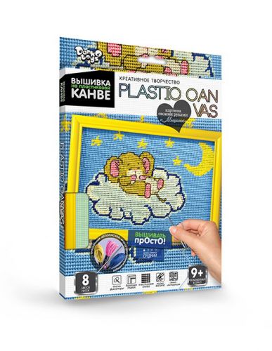 Вишивка на пластиковій канві "PLASTIC CANVAS: Мишеня" фото