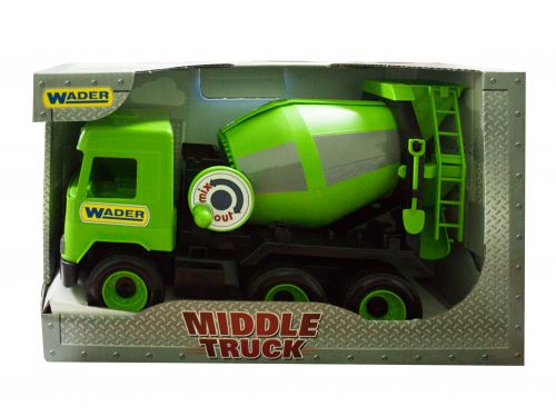 Бетономішалка "Middle truck" (зелена) фото