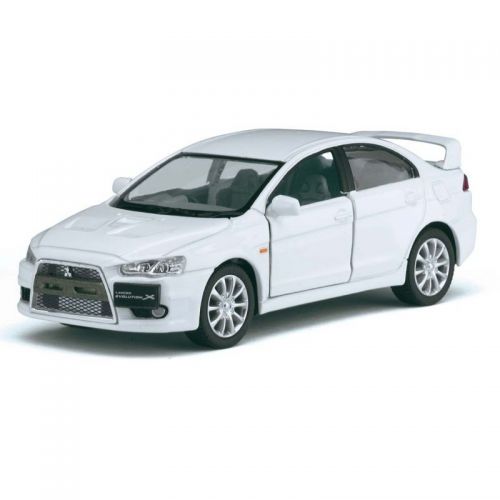 Машинка KINSMART "Mitsubishi Lancer Evolution X" (біла)  мініатюра фото 1