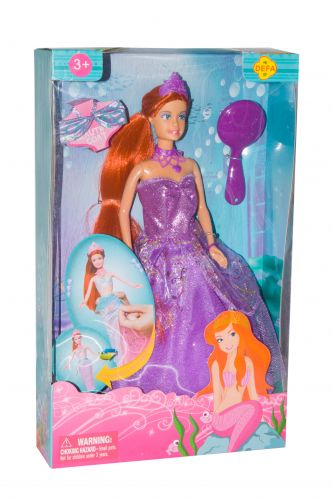 Лялька "Defa: принцеса русалка" (у фіолетовому) фото