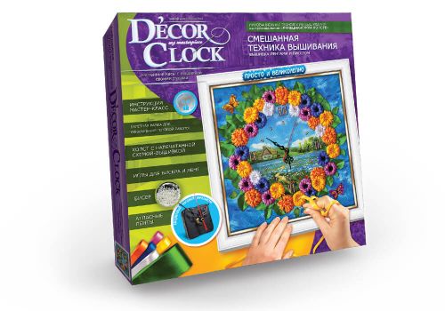 Набір для творчості "Годинник Decor Clock.  Село" фото