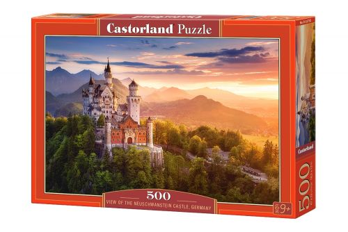 Пазли "Вид на замок Нойшванштайн, Німеччина", 500 елементів фото