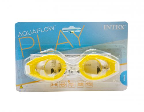Детские очки для плавания (желтые) фото