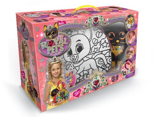 Набор креативного творчества "ROYAL PET'S" сумочка-раскраска + котик фото