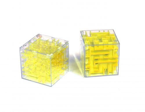 3D головоломка "Лабіринт" (жовта) фото