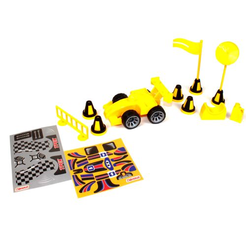 Іграшка-конструктор "Автоклуб", 31 деталь (жовтий) фото