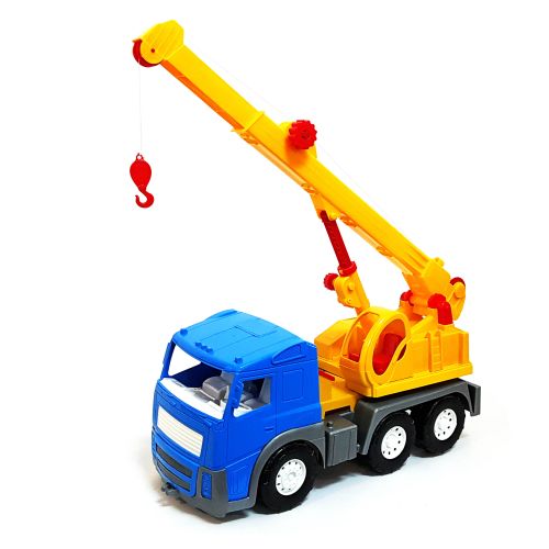 Машинка "Автокран Акрос" (синя)  мініатюра фото 1