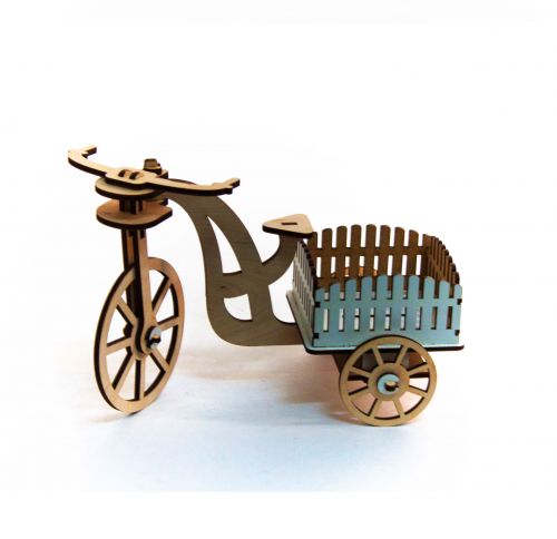 Велосипед деревянный фото