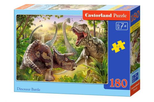 Пазли "Битва динозаврів", 180 елементів фото