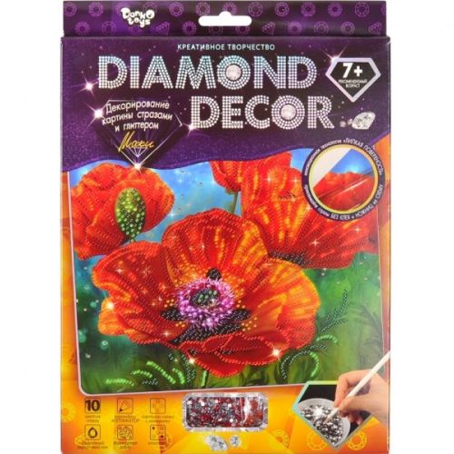 Набор для творчества "Diamond Decor: Маки" фото