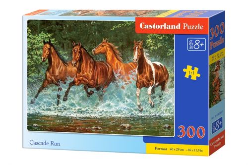 Пазлы "Лошади, бегущие по воде", 300 элементов фото